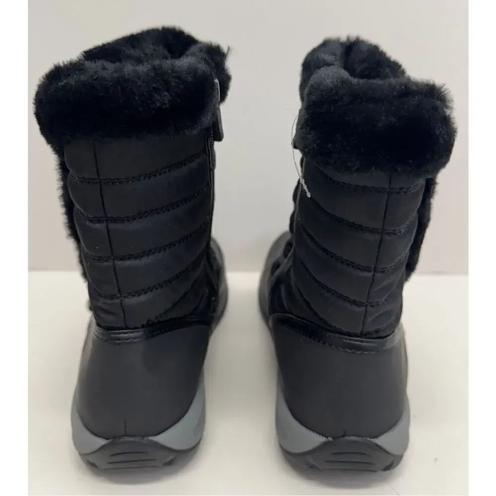 Easy Spirit Winter Boots Size 9.5 Black Removable Footbed Water Repellent‎ NEW